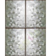 Frosted geometric design decorative glass film